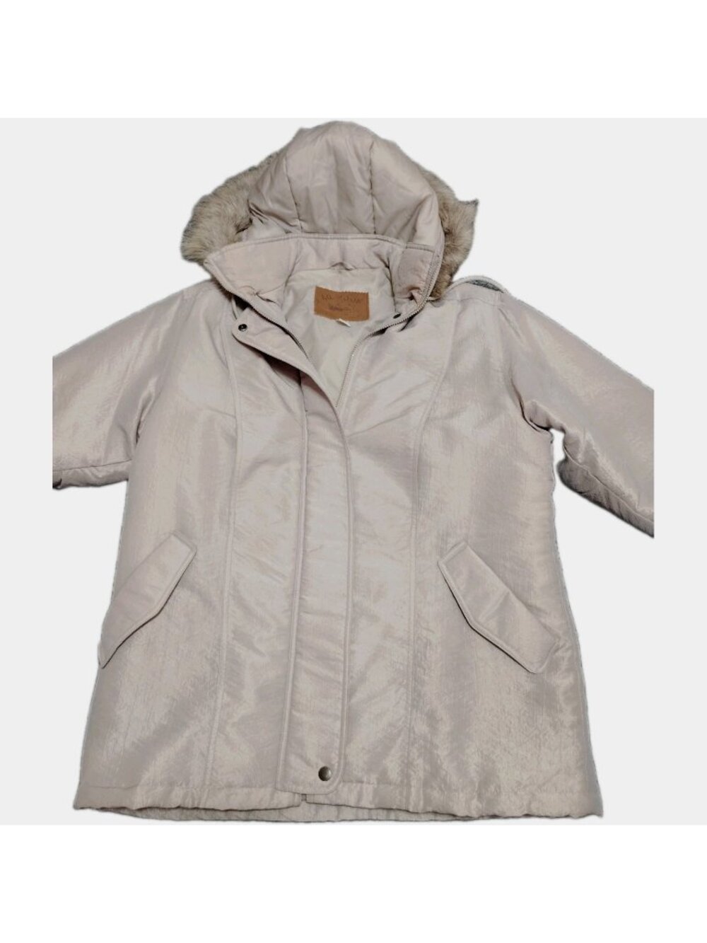 Vintage JG Hook Jacket Coat Womens 8 Full Zip Detachable Hood NICE
